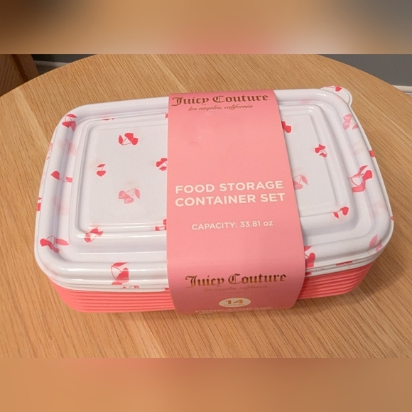 NWT Juicy Couture Food or Anything Storage Container Set - Picture 1 of 6